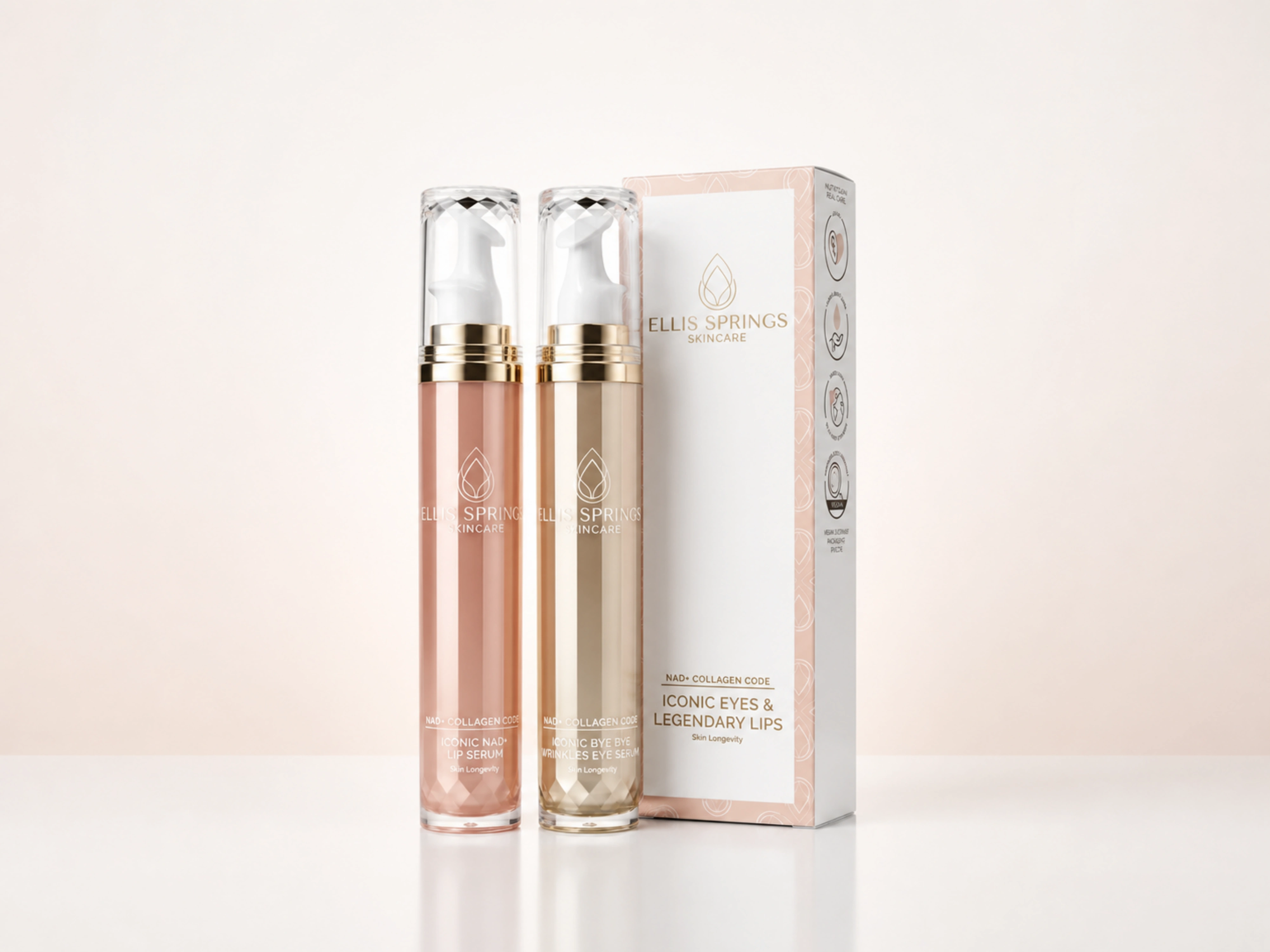 Iconic Eyes + Legendary Lips Serum SET 2x20ml